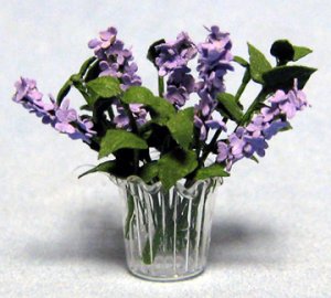 Lilacs in a Vase Half-inch scale