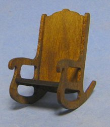 Modern Rocking Chair Half-inch scale