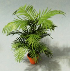 Palm in a Terra Cotta Pot Half-inch scale