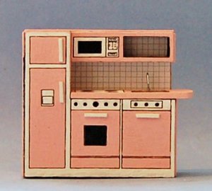 Kid's Play Kitchen Half-inch scale