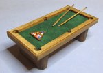 Pool Table Half-inch scale