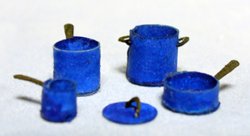 Pots and Pans Set Quarter-inch scale