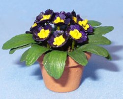 Primrose in a Terra Cotta Pot One-inch scale