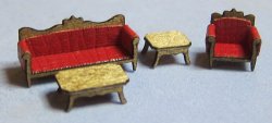 Provincial Living Room Set 1/144th scale