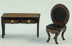 Provincial Desk and Chair 1/144th scale