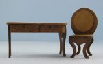 Provincial Desk and Chair Half-inch scale