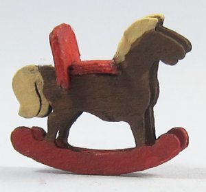 Vintage Rocking Horse Quarter-inch scale