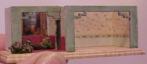 Double Offset Room Box-2 Doors 1/144th scale