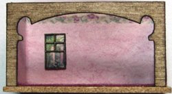 Victorian Room Box With 1 Window 1/144th scale