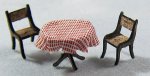 Round Bistro Dining Set 1/120th scale