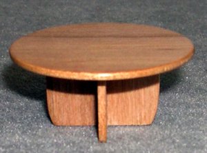 Round Coffee Table Half-inch scale