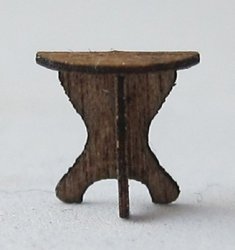 Round Hall Table 1/120th scale