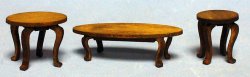 Round and Oval Tables Half-inch scale