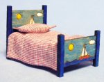 Sailboat Bed Quarter-inch scale