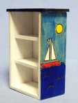 Sailboat Bookcase Half-inch scale