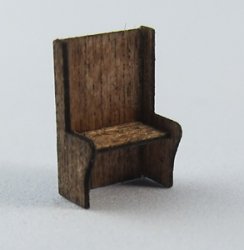 Shaker Bench 1/144th scale