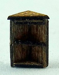 Small Corner Bookcase 1/144th scale