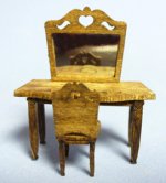 Sweetheart Dressing Table and Bench Quarter-inch scale