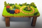 Train Table, Landscaped Half-inch scale