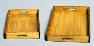 Trays One-inch scale
