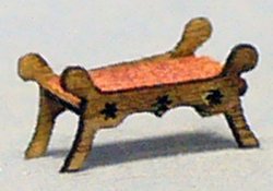 Victorian Era Bench 1/144th scale Victorian Era Bench 1/144th scale