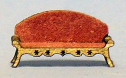 Victorian Era Sofa 1/120th scale
