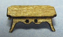 Victorian Era Coffee Table 1/144th scale