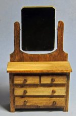 Vintage Dresser Half-inch scale