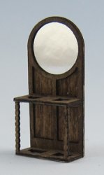 Vintage Hall Stand Quarter-inch scale