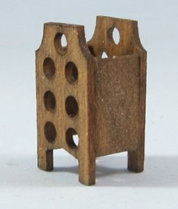 Wine Rack Half-inch scale