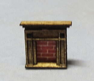 Arts & Crafts Era Fireplace 1/144th scale - Click Image to Close
