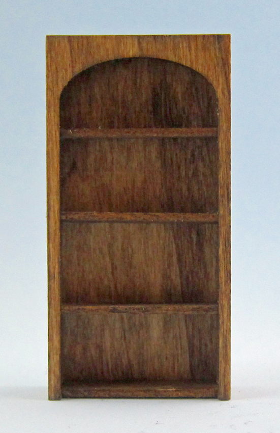 Arched Library Shelves Half-inch scale - Click Image to Close