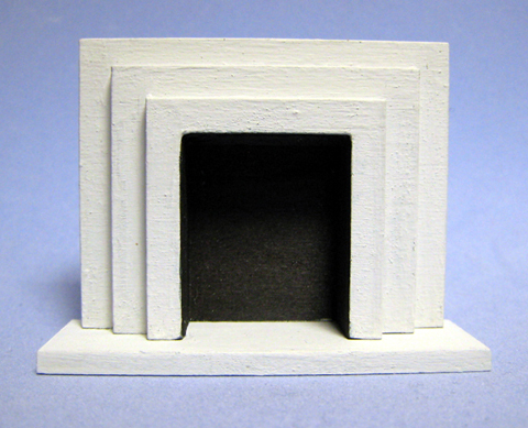 Art Deco Fireplace Half-inch scale - Click Image to Close