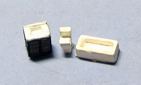 Modern Bathroom 1/144th scale - Click Image to Close