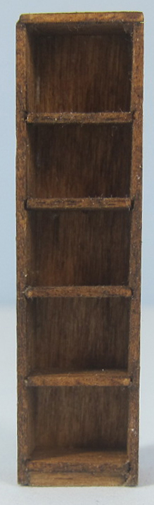 Tall Narrow Bookcase Quarter-inch scale - Click Image to Close