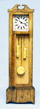 Federal-Style Grandfather Clock Quarter-inch scale - Click Image to Close