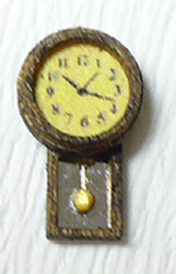Round Schoolhouse-Style Clock Quarter-inch scale