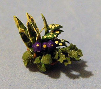 Dish Garden #1 in a Bonsai Pot Quarter-inch scale - Click Image to Close