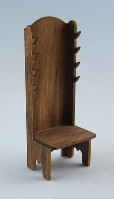 Entryway Chair Half-inch scale - Click Image to Close
