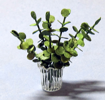 Eucalyptus Branches in a Vase Half-inch scale - Click Image to Close