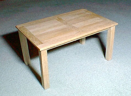 Garden Rectangular Table Half-inch scale - Click Image to Close