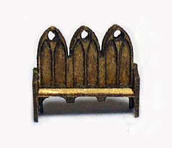 Gothic Bench 1/144th scale - Click Image to Close