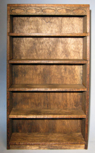 Gothic Bookcase One-inch scale - Click Image to Close