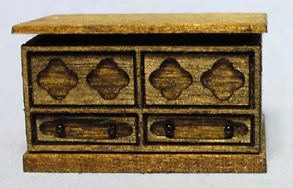 Gothic Mule Chest #1 Quarter-inch scale - Click Image to Close