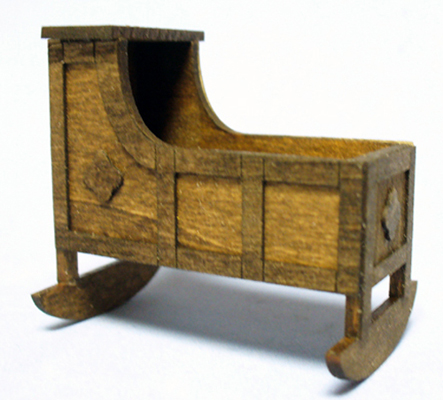 Gothic Cradle Half-inch scale - Click Image to Close