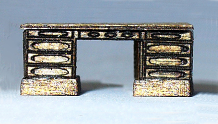 Gothic Desk 1/120th scale - Click Image to Close