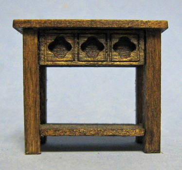 Gothic End Table Half-inch scale - Click Image to Close