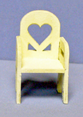 Heart Chair Half-inch scale - Click Image to Close
