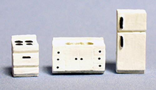 3-Piece Kitchen #2 1/144th scale - Click Image to Close