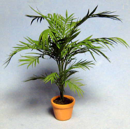 Palm in a Terra Cotta Pot One-inch scale - Click Image to Close